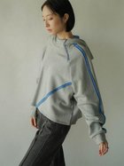 【ラシュッド/LASUD】のボアスウェット配色ジップフーディ 人気、トレンドファッション・服の通販 founy(ファニー) ファッション Fashion レディースファッション Fashion for Women トップス・カットソー Cut & Sew Tops レディースパーカー・カジュアルフーディー Casual Hoodies & Sweatshirts スウェット・クルーネックトップス Sweatshirts & Crewnecks / Relaxed Fit Sweat Tops ジップ Zip, Zipper スタイリッシュ Stylish, Fashionable バランス Balance, Style Balance thumbnail ライトグレー|ID: prp329100004820587 ipo3291000000035030258