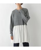 【レプシィム ローリーズファーム/LEPSIM LOWRYS FARM】のニットドッキングチュニックワンピース 人気、トレンドファッション・服の通販 founy(ファニー) ファッション Fashion レディースファッション Fashion for Women ワンピース Dresses チュニック Tunic Tops & Dresses おすすめ Recommended / Our Picks チュニック Tunic, Long Top ドッキング Docking, Mixed Material ボトム Bottoms, Lower Wear ワイド Wide, Wide Fit thumbnail チャコール18|ID: prp329100004820596 ipo3291000000035030338