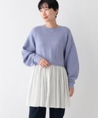 【レプシィム ローリーズファーム/LEPSIM LOWRYS FARM】のニットドッキングチュニックワンピース 人気、トレンドファッション・服の通販 founy(ファニー) ファッション Fashion レディースファッション Fashion for Women ワンピース Dresses チュニック Tunic Tops & Dresses おすすめ Recommended / Our Picks チュニック Tunic, Long Top ドッキング Docking, Mixed Material ボトム Bottoms, Lower Wear ワイド Wide, Wide Fit thumbnail ブルー82|ID: prp329100004820596 ipo3291000000035030340