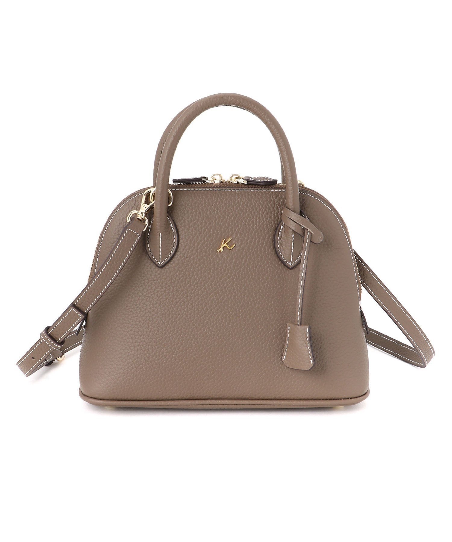 【キタムラケイツウ/KitamuraK2】のKitamuraK2/2WAY牛革ハンドバッグ CI-28 インテリア・キッズ・メンズ・レディースファッション・服の通販 founy(ファニー) 　ファッション　Fashion　レディースファッション　Fashion for Women　おすすめ　Recommended / Our Picks　ダブル　Double, Double-Breasted　トープ|ID: prp329100004820607 ipo3291000000035030433