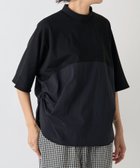 【ビアズリー/BEARDSLEY】のサイドシャーリングカットソー 人気、トレンドファッション・服の通販 founy(ファニー) ファッション Fashion レディースファッション Fashion for Women トップス・カットソー Cut & Sew Tops カットソー・ベーシックTシャツ Cut-and-Sewn Tops / Stretch Tees & Basics カットソー Cut and Sewn Top シンプル Simple, Minimal スタンド Stand Collar, Upright Stand 再入荷 Restock / Back in Stock おすすめ Recommended / Our Picks エレガント 上品 Elegant thumbnail ブラック|ID: prp329100004820644 ipo3291000000035030823