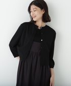 【ヒューマンウーマン/HUMAN WOMAN】のクルーネックフライスカットソーカーディガン 人気、トレンドファッション・服の通販 founy(ファニー) ファッション Fashion レディースファッション Fashion for Women トップス・カットソー Cut & Sew Tops カーディガン・羽織り Layered Style Cardigans カットソー・ベーシックTシャツ Cut-and-Sewn Tops / Stretch Tees & Basics おすすめ Recommended / Our Picks クール Cool, Chic シンプル Simple, Minimal スタンダード Standard, Basic thumbnail ブラック|ID: prp329100004820647 ipo3291000000035030842