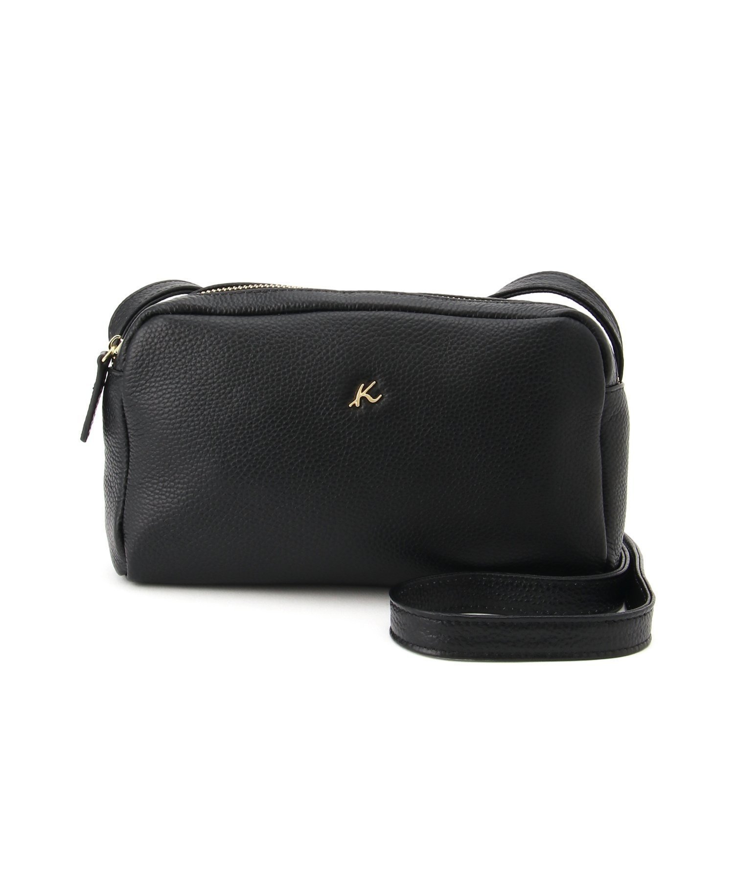 【キタムラケイツウ/KitamuraK2】のKitamuraK2/牛革ショルダーバッグ P-1101 インテリア・キッズ・メンズ・レディースファッション・服の通販 founy(ファニー) 　ファッション　Fashion　レディースファッション　Fashion for Women　おすすめ　Recommended / Our Picks　コンパクト　Compact, Small Size　スクエア　Square, Square Shape　ダブル　Double, Double-Breasted　ポケット　Pocket, Pocket Detail　クロ|ID: prp329100004820665 ipo3291000000035030971