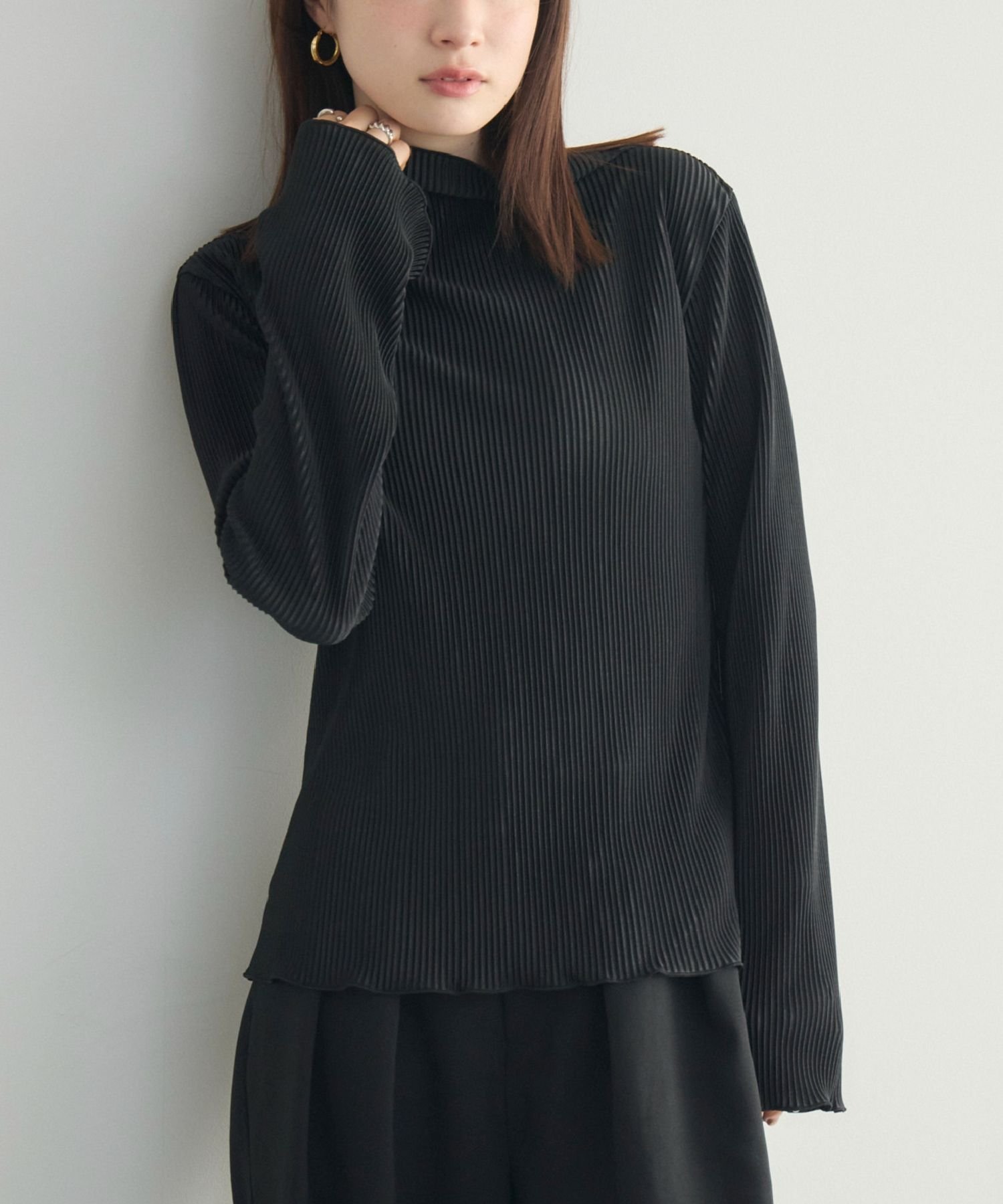 【レトロガール/RETRO GIRL】の【WEB限定】シャイニープリーツPO インテリア・キッズ・メンズ・レディースファッション・服の通販 founy(ファニー) ファッション Fashion レディースファッション Fashion for Women 春 Spring 秋 Autumn ジャケット Jacket, Outerwear スラックス Slacks, Dress Pants デニム Denim, Jeans Material トレンド Trend, Trending Now ビスチェ Bustier, Corset Top フレア Flare, Flared プリーツ Pleats, Pleated ベスト Vest, Waistcoat ベーシック Basic, Essential ボトルネック Bottle Neck, Mock Neck A/W・秋冬 Autumn/Winter S/S・春夏 SS, Spring/Summer, Warm Season おすすめ Recommended / Our Picks 夏 Summer ブラック|ID: prp329100004820668 ipo3291000000035030997