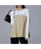 【アンタイトル/UNTITLED】の【洗える/ゆったりシルエット】ビスチェドッキング プルオーバー ベージュ|ID: prp329100004820669 ipo3291000000035174402