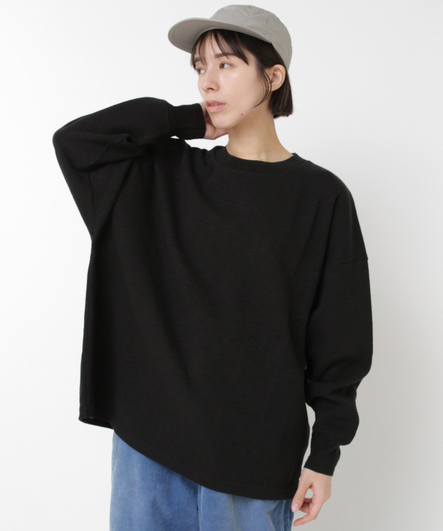 【アールエヌエーエヌ/RNA-N】のM2543 スラブスムースオーバーサイズプルオーバー 人気、トレンドファッション・服の通販 founy(ファニー) ファッション Fashion レディースファッション Fashion for Women トップス・カットソー Cut & Sew Tops カジュアルプルオーバー・ニットトップス Pullovers & Knit Tops / Casual Pullovers カットソー Cut and Sewn Top カフス Cuff Design シンプル Simple, Minimal ミリタリー Military, Army Style other-1|ID: prp329100004820677 ipo3291000000035031037