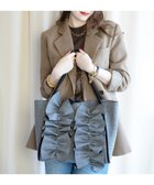 【イストワール/Histoire】のHistoire-U/Moelleux【モワルー】フリルトートバッグ 人気、トレンドファッション・服の通販 founy(ファニー) ファッション Fashion レディースファッション Fashion for Women バッグ Bags 軽量 Lightweight, Ultra Light シンプル Simple, Minimal フィット Fit, Slim Fit フェミニン Feminine, Girly フリル Frill, Ruffle ビジネス 仕事 通勤 Business / Work / Commuting thumbnail GY|ID: prp329100004820704 ipo3291000000035031273