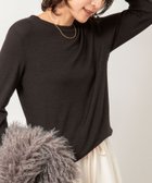 【ノーリーズ/NOLLEY'S】のMY STANDARD ウォッシャブルリブクルーネックロンT 人気、トレンドファッション・服の通販 founy(ファニー) ファッション Fashion レディースファッション Fashion for Women トップス・カットソー Cut & Sew Tops ロングTシャツ・Tシャツ Longline T-Shirts & Tees 秋 Autumn スリット Slit, Slit Detail おすすめ Recommended / Our Picks 2024年 2024 2024-2025秋冬・A/W Autumn/Winter 2024–25 AW24–25 2025年 2025 2025-2026秋冬・A/W Autumn/Winter 2025–26 AW25–26 thumbnail ダークブラウン|ID: prp329100004820743 ipo3291000000035032210