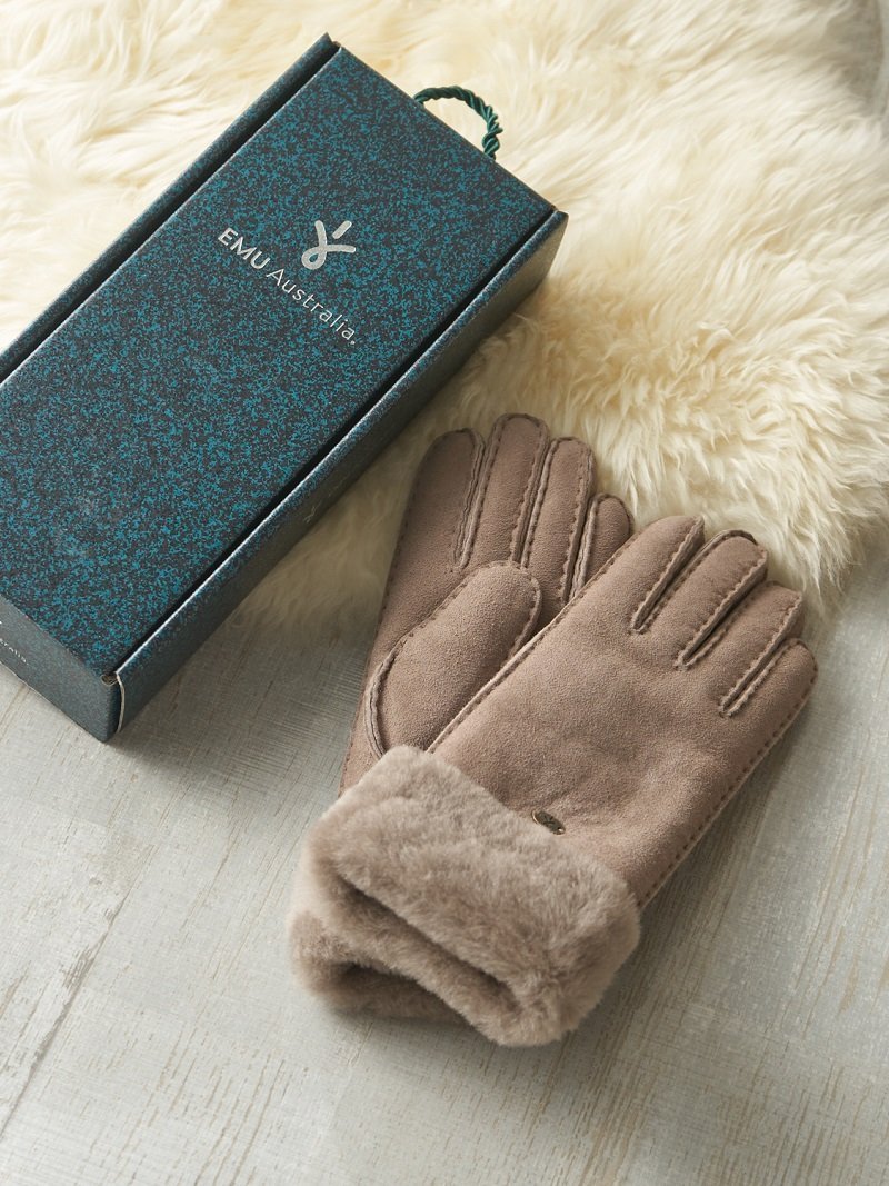 【エミュ オーストラリア/EMU Australia】の【EMU Australia】 ムートン手袋 Apollo Bay Gloves インテリア・キッズ・メンズ・レディースファッション・服の通販 founy(ファニー) 　ファッション　Fashion　レディースファッション　Fashion for Women　手袋　Gloves & Mittens　ムートン　Shearling, Mouton　Mushroom|ID: prp329100004820744 ipo3291000000035032206
