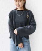 【シップス フォー ウィメン/SHIPS】の手洗い可能 コットン ポリエステル ベロア ワイド スリーブ ボーダー 人気、トレンドファッション・服の通販 founy(ファニー) ファッション Fashion レディースファッション Fashion for Women トップス・カットソー Cut & Sew Tops ベロアトップス Velour Tops / Velvet-Look Items カットソー Cut and Sewn Top スリーブ Sleeve, Long Sleeve / Short Sleeve デニム Denim, Jeans Material ベロア Velour, Soft Velvet ボトム Bottoms, Lower Wear ボーダー Border, Stripe ワイド Wide, Wide Fit A/W・秋冬 Autumn/Winter 2025年 2025 2025-2026秋冬・A/W Autumn/Winter 2025–26 AW25–26 thumbnail ネイビー|ID: prp329100004820749 ipo3291000000035032249