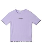 【ミルクフェド/MILKFED.】のMILKFED./LETTUCE EDGE SS TOP 人気、トレンドファッション・服の通販 founy(ファニー) ファッション Fashion レディースファッション Fashion for Women ワンピース Dresses おすすめ Recommended / Our Picks インナー Innerwear コンパクト Compact, Small Size テレコ Ribbed, Rib Stitch デニム Denim, Jeans Material フィット Fit, Slim Fit ワンポイント One Point, Statement Accent 人気 Popular, Best Seller 半袖 Short Sleeve, Half Sleeve 春 Spring thumbnail LtPURPLE|ID: prp329100004820754 ipo3291000000035032332