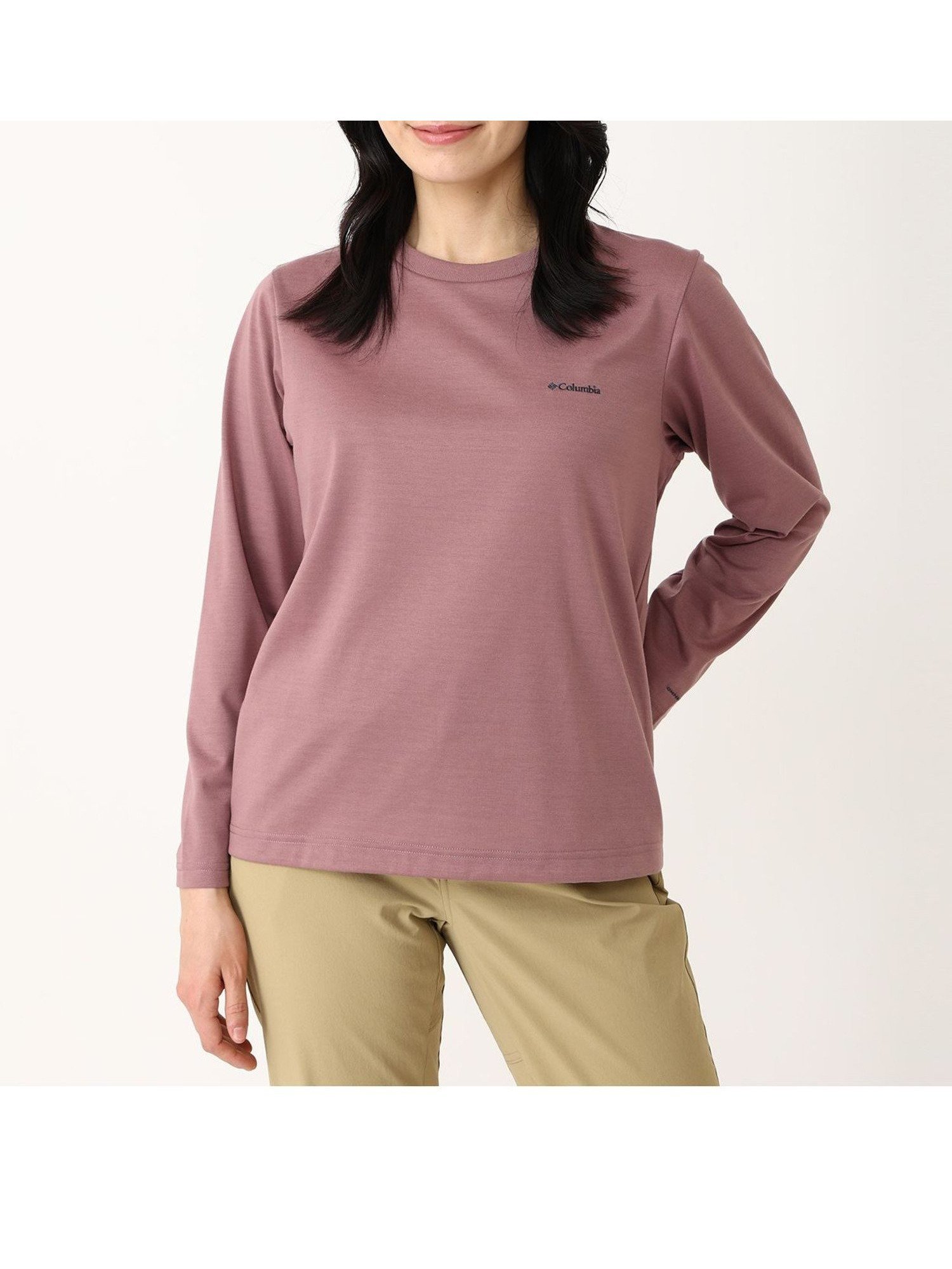 【コロンビア/Columbia】のColumbia/ ウィメンズクレストトゥーフォレストロングスリーブクルー /コロンビア インテリア・キッズ・メンズ・レディースファッション・服の通販 founy(ファニー) 　ファッション　Fashion　レディースファッション　Fashion for Women　アウトドア　Outdoor Clothing　スリーブ　Sleeve, Long Sleeve / Short Sleeve　フィット　Fit, Slim Fit　ボーダー　Border, Stripe　ロング　Long, Long-Length　レッド[011001]|ID: prp329100004820763 ipo3291000000035032428