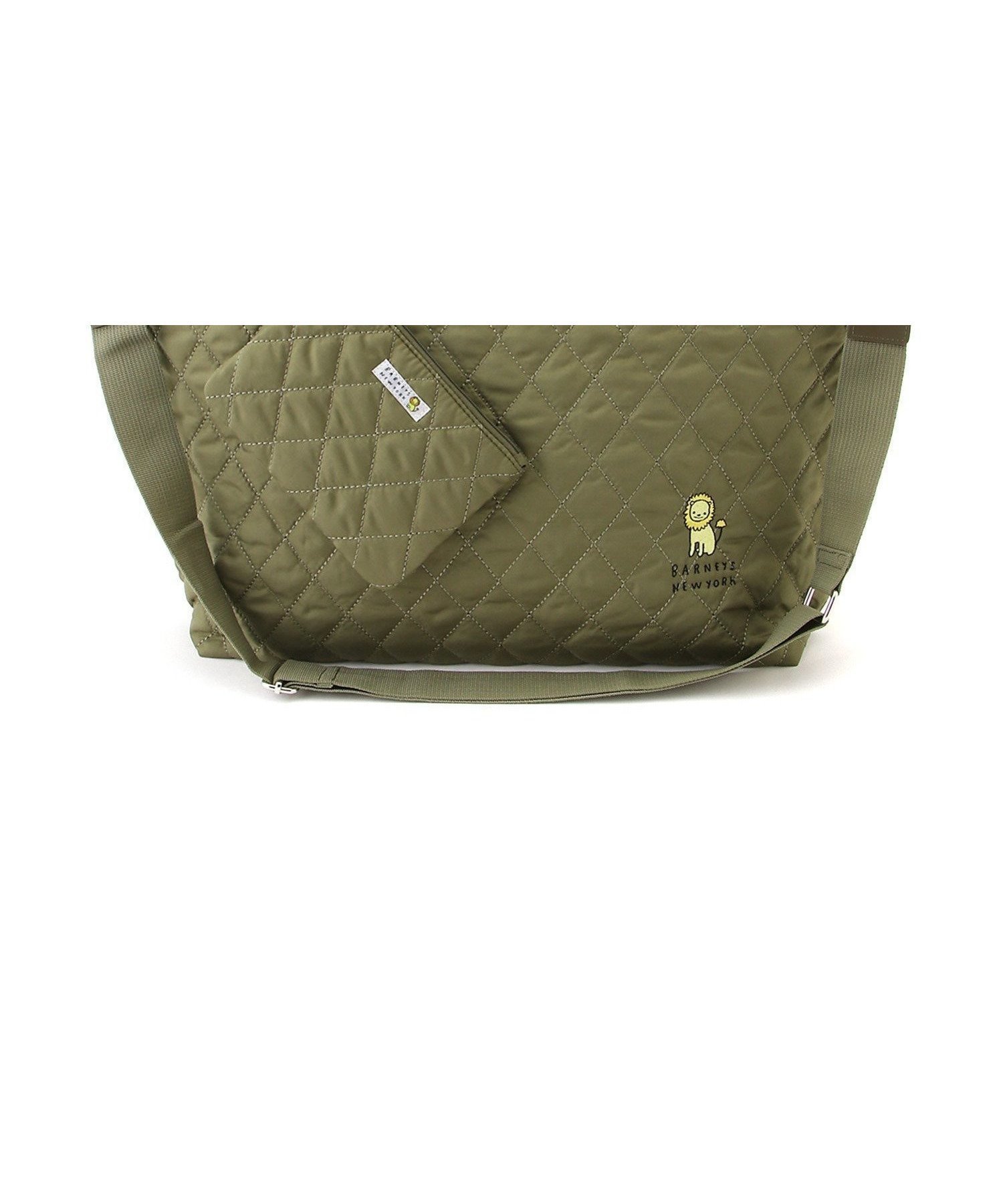 【その他のブランド/Other】のライオン刺繍 マザーバッグ 人気、トレンドファッション・服の通販 founy(ファニー) 　ファッション　Fashion　キッズファッション　Fashion for Kids　キルティング　Quilted, Quilting　ポーチ　Pouch, Small Case　ミリタリー　Military, Army Style　 other-1|ID: prp329100004820768 ipo3291000000035032527