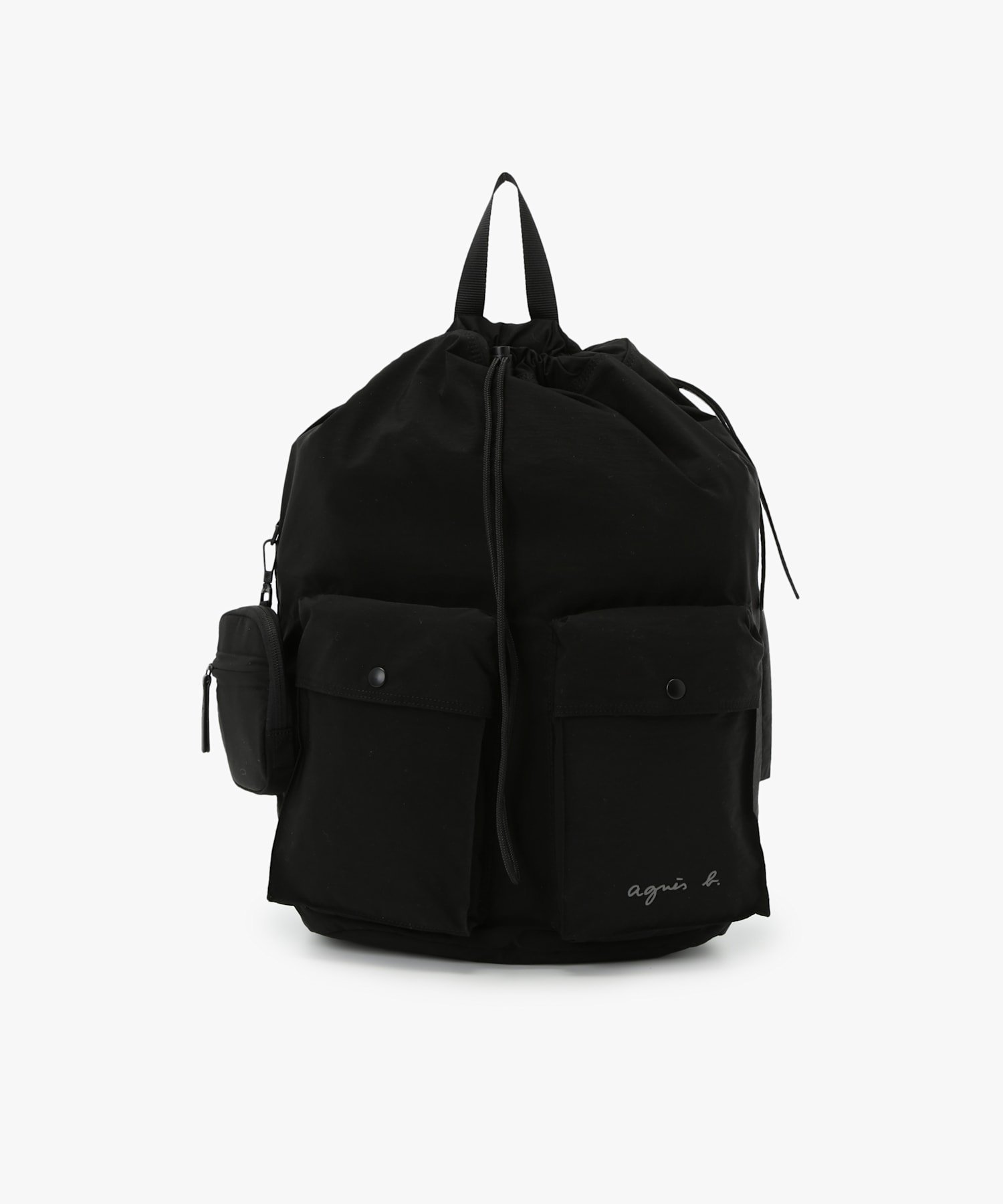 【アニエスベー ファム/agnes b. FEMME】のバックパック YAS09-03 インテリア・キッズ・メンズ・レディースファッション・服の通販 founy(ファニー) 　ファッション　Fashion　レディースファッション　Fashion for Women　バッグ　Bags　ショルダー　Shoulder, Shoulder Strap　シルバー　Silver, Metallic Silver　スポーティ　Sporty, Casual Athletic　トレンド　Trend, Trending Now　ポケット　Pocket, Pocket Detail　ポーチ　Pouch, Small Case　ヴィンテージ　Vintage Style　ブラック|ID: prp329100004820769 ipo3291000000035032530