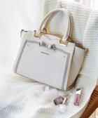 【サマンサ ベガ/SamanthaVega】のソリッドリボントートバッグ 人気、トレンドファッション・服の通販 founy(ファニー) ファッション Fashion レディースファッション Fashion for Women バッグ Bags ショルダー Shoulder, Shoulder Strap スマホ Smartphone, Mobile Device ポケット Pocket, Pocket Detail リボン Ribbon, Bow 日傘 Parasol, UV Umbrella 財布 Wallet, Purse thumbnail オフホワイト|ID: prp329100004820770 ipo3291000000035032535