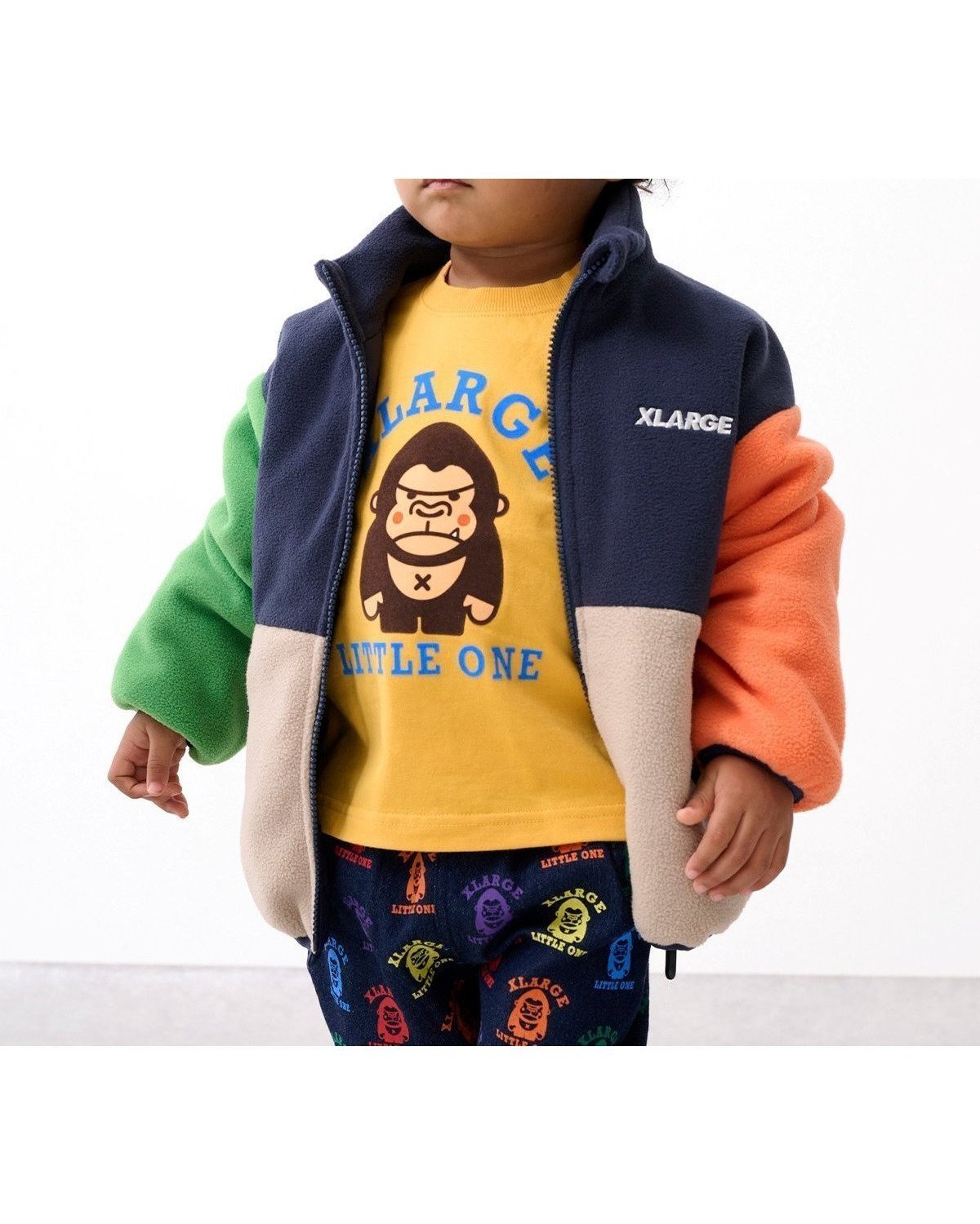 【ナルミヤ オンライン/NARUMIYA ONELINE / KIDS】のファニーゴリラフリース中わたブルゾン インテリア・キッズ・メンズ・レディースファッション・服の通販 founy(ファニー) 　ファッション　Fashion　キッズファッション　Fashion for Kids　カラフル　Colorful Design　ブルゾン　Blouson, Bomber Jacket　ポケット　Pocket, Pocket Detail　防寒　Cold Protection, Winter-Ready　ベージュ|ID: prp329100004820775 ipo3291000000035032607