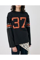【マウジー/moussy】のNUMBERING VINTAGE ロンT 人気、トレンドファッション・服の通販 founy(ファニー) ファッション Fashion レディースファッション Fashion for Women トップス・カットソー Cut & Sew Tops ロングTシャツ・Tシャツ Longline T-Shirts & Tees おすすめ Recommended / Our Picks インナー Innerwear ジャケット Jacket, Outerwear ビンテージ Vintage, Retro Style ロング Long, Long-Length 人気 Popular, Best Seller 再入荷 Restock / Back in Stock thumbnail L/BLK1|ID: prp329100004820776 ipo3291000000035032631