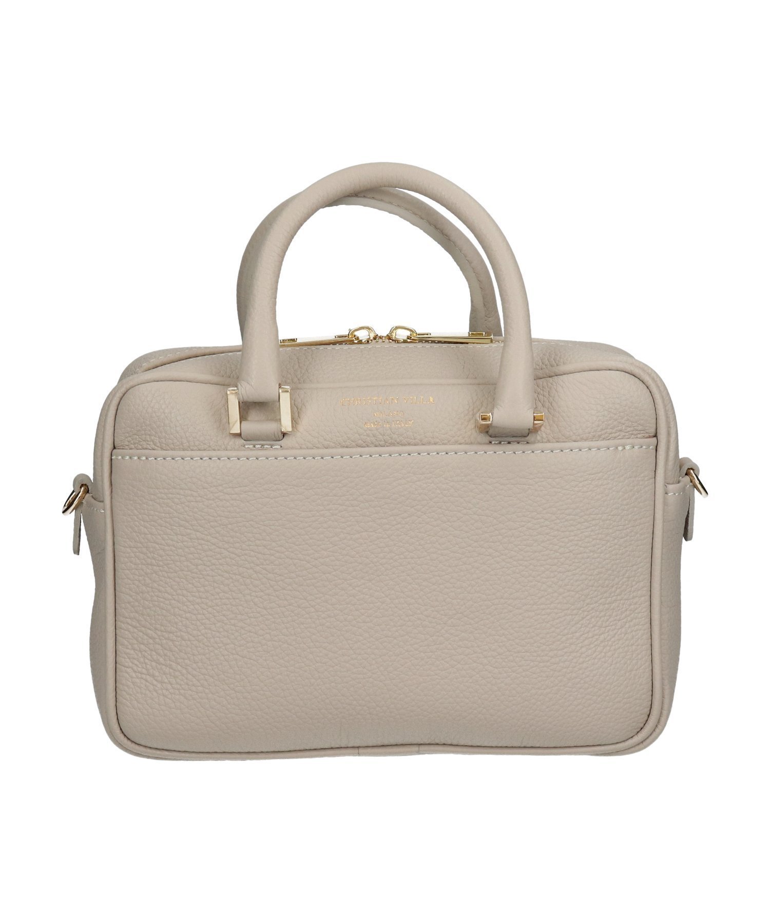 【インター ショシュール/INTER-CHAUSSURES】の【CHRISTIAN VILLA】ボックスシルエットレザーハンドバッグ インテリア・キッズ・メンズ・レディースファッション・服の通販 founy(ファニー) 　ファッション　Fashion　レディースファッション　Fashion for Women　バッグ　Bags　イタリア　Italy　ベーシック　Basic, Essential　ボックス　Boxy, Box Shape　IV|ID: prp329100004820778 ipo3291000000035032636