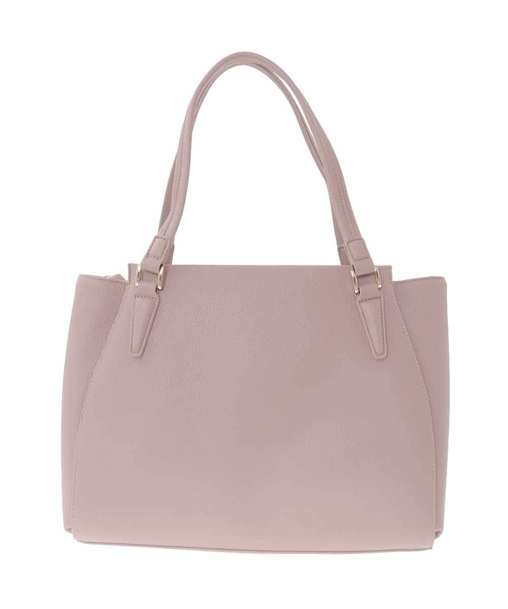 【エムケイ ミッシェルクラン/MK MICHEL KLEIN】の2WAY/A4収納可 合成皮革ポイントデザイントートバッグ インテリア・キッズ・メンズ・レディースファッション・服の通販 founy(ファニー) 　ファッション　Fashion　レディースファッション　Fashion for Women　バッグ　Bags　シンプル　Simple, Minimal　スクエア　Square, Square Shape　スタイリッシュ　Stylish, Fashionable　スーツ　Suit, Formalwear　定番　Standard, Basic Item　人気　Popular, Best Seller　フォルム　Silhouette, Form　ポケット　Pocket, Pocket Detail　ポーチ　Pouch, Small Case　エレガント 上品　Elegant　ビジネス 仕事 通勤　Business / Work / Commuting　ピンク|ID: prp329100004820803 ipo3291000000035032972