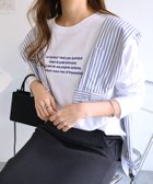 【アンドミー/andme】の無地 ボーダー ロゴ刺繍 コットン 長袖 Tシャツ 人気、トレンドファッション・服の通販 founy(ファニー) ファッション Fashion レディースファッション Fashion for Women トップス・カットソー Cut & Sew Tops シャツ・ブラウス・オフィスカジュアル Elegant Blouses & Button-Ups ロングTシャツ・Tシャツ Longline T-Shirts & Tees ショルダー Shoulder, Shoulder Strap ドロップ Drop Shoulder, Dropped Style 人気 Popular, Best Seller 長袖 Long Sleeve, Full Sleeve バランス Balance, Style Balance ベーシック Basic, Essential ボーダー Border, Stripe 無地 Plain, Solid Color ロング Long, Long-Length 楽ちん Easy Fit, Comfortable ワイド Wide, Wide Fit おすすめ Recommended / Our Picks thumbnail オフホワイト×ブルー|ID: prp329100004820808 ipo3291000000035033031