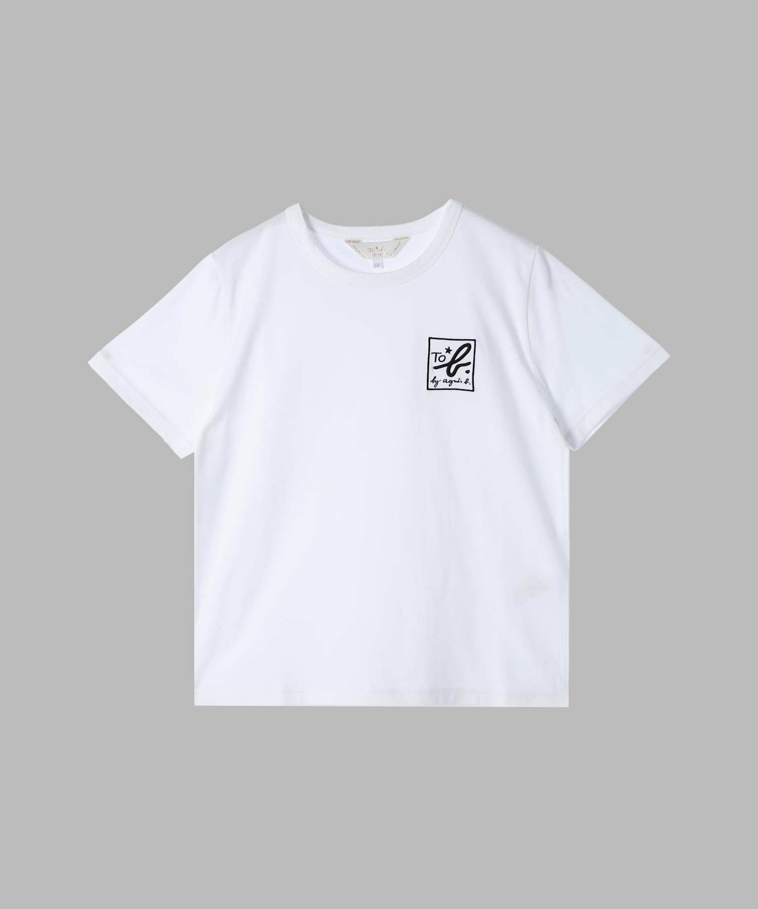 【アニエスベー ファム/agnes b. FEMME】の3D To b. ロゴ刺繍 半袖 Tシャツ 人気、トレンドファッション・服の通販 founy(ファニー) 　ファッション　Fashion　レディースファッション　Fashion for Women　トップス・カットソー　Cut & Sew Tops　シャツ・ブラウス・オフィスカジュアル　Elegant Blouses & Button-Ups　ロングTシャツ・Tシャツ　Longline T-Shirts & Tees　シンプル　Simple, Minimal　デニム　Denim, Jeans Material　ワンポイント　One Point, Statement Accent　半袖　Short Sleeve, Half Sleeve　 other-1|ID: prp329100004820813 ipo3291000000035033057