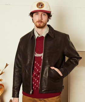【ショット/Schott / MEN】のSPECIAL LEATHER TRACKER JACKET/スペシャル レザー トラッカージャケット 人気、トレンドファッション・服の通販 founy(ファニー) ファッション Fashion メンズファッション Fashion for Men シンプル Simple, Minimal ジャケット Jacket, Outerwear スタッズ Studs, Metal Accents スペシャル Special, Limited Edition 定番 Standard, Basic Item ニューヨーク New York, NYC Style 人気 Popular, Best Seller フロント Front, Front Design ライダース Riders ライダースジャケット Riders, Biker Jacket 日本製 Made In Japan |ID:prp329100004820817