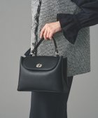 【ユナイテッドアローズ/UNITED ARROWS】のダブルフェイス ワンハンドル バッグ 人気、トレンドファッション・服の通販 founy(ファニー) ファッション Fashion レディースファッション Fashion for Women バッグ Bags ショルダー Shoulder, Shoulder Strap セレモニー Ceremony ダブル Double, Double-Breasted フェイス Face, Facial Design フラップ Flap, Flap Pocket マグネット Magnet, Magnetic Closure thumbnail BLACK|ID: prp329100004820820 ipo3291000000035033129