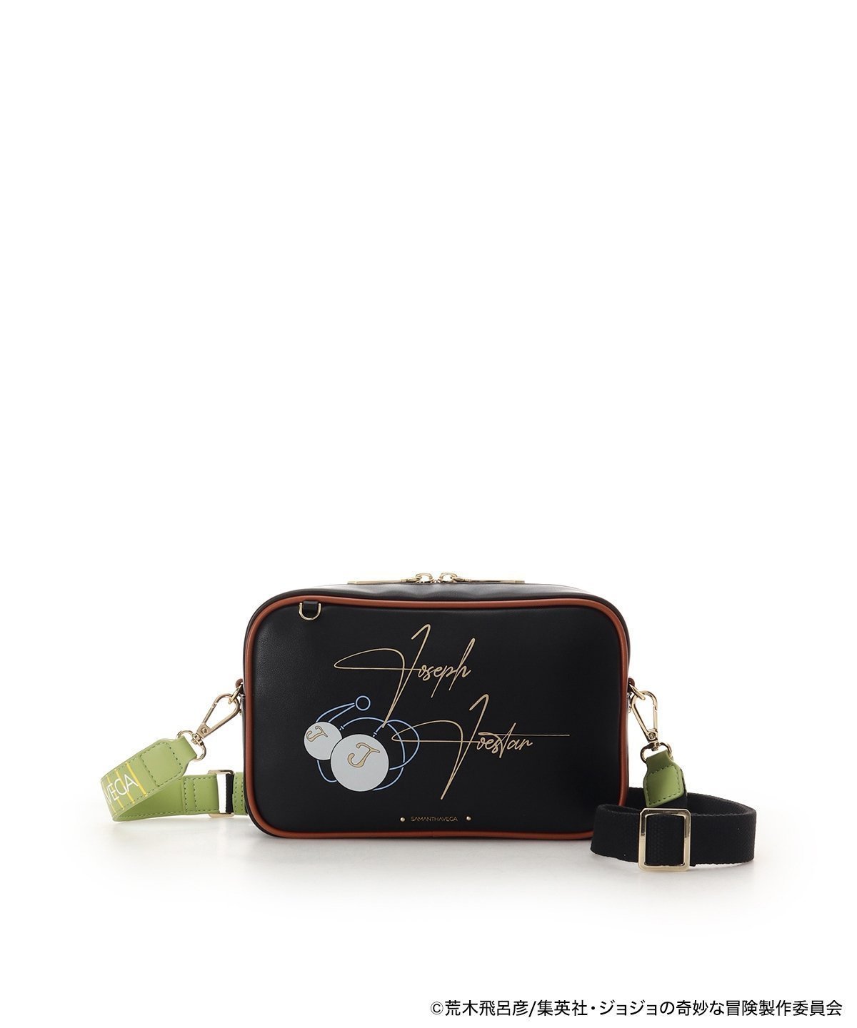 【サマンサ ベガ/SamanthaVega】のアニメ『ジョジョの奇妙な冒険 戦闘潮流』「ジョセフ・ジョースター」コラボコレクション ショルダーバッグ 人気、トレンドファッション・服の通販 founy(ファニー) 　ファッション　Fashion　レディースファッション　Fashion for Women　バッグ　Bags　アメリカン　American Style　キャラクター　Character, Licensed Characters　ショルダー　Shoulder, Shoulder Strap　スマート　Smart, Elegant　財布　Wallet, Purse　チャーム　Charm, Pendant　プリント　Print, Printed Pattern　ポケット　Pocket, Pocket Detail　マフラー　Scarf, Muffler　モチーフ　Motif, Design Theme　 other-1|ID: prp329100004820822 ipo3291000000035033135