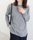 【ピエロ/Pierrot】の裏微起毛レイヤード風カットソー 人気、トレンドファッション・服の通販 founy(ファニー) ファッション Fashion レディースファッション Fashion for Women トップス・カットソー Cut & Sew Tops カットソー・ベーシックTシャツ Cut-and-Sewn Tops / Stretch Tees & Basics カットソー Cut and Sewn Top シンプル Simple, Minimal ラウンド Round, Round Neck thumbnail 杢グレー|ID: prp329100004820823 ipo3291000000035033150