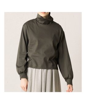 【マーコート/MARcourt】のMidiUmi ハイネックギャザースリーブプルオーバー 人気、トレンドファッション・服の通販 founy(ファニー) ファッション Fashion レディースファッション Fashion for Women トップス・カットソー Cut & Sew Tops カジュアルプルオーバー・ニットトップス Pullovers & Knit Tops / Casual Pullovers インナー Innerwear タートルネック Turtleneck, High Neck ポケット Pocket, Pocket Detail 定番 Standard, Basic Item 無地 Plain, Solid Color 長袖 Long Sleeve, Full Sleeve |ID:prp329100004820830