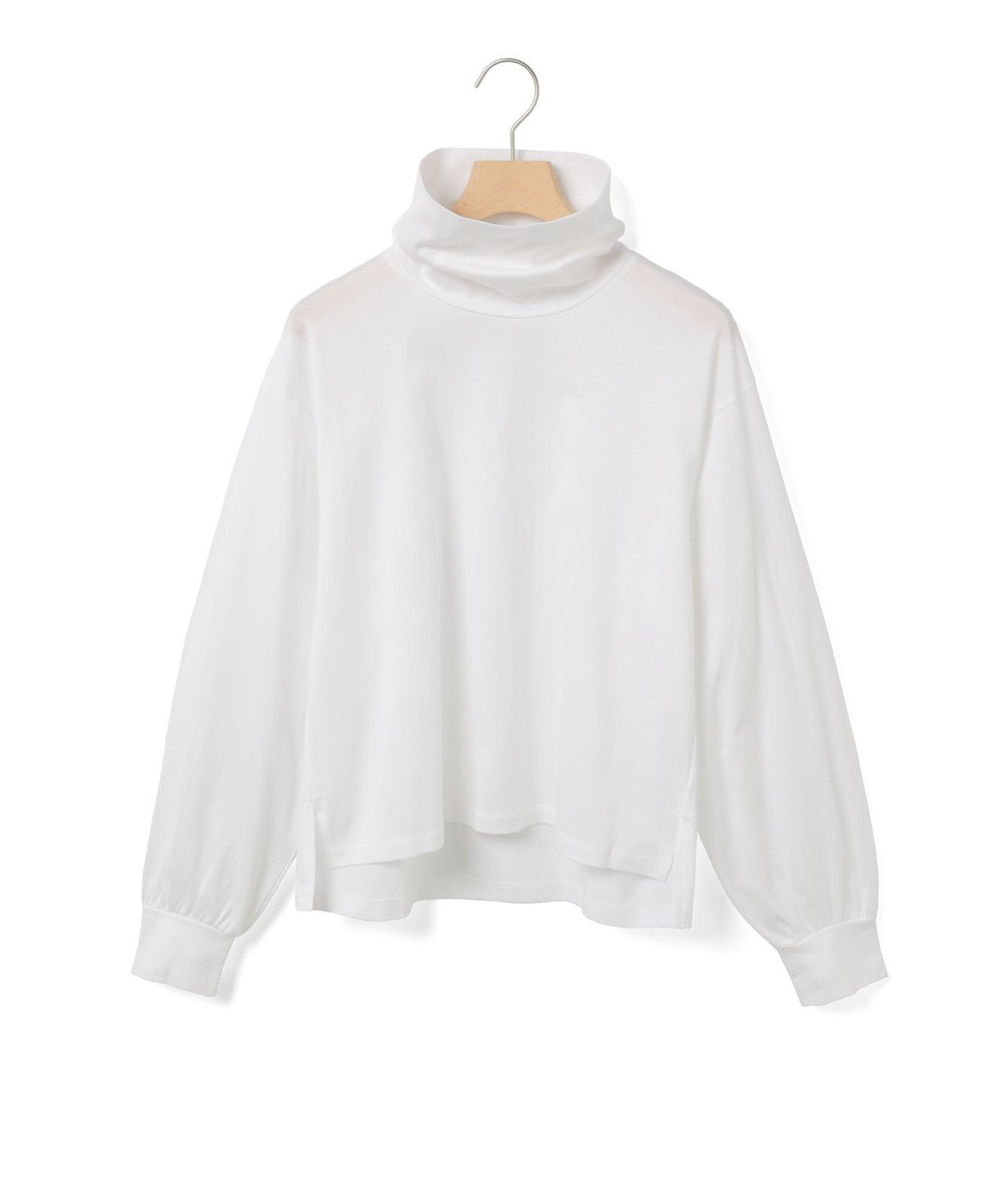 【マーコート/MARcourt】のMidiUmi ハイネックギャザースリーブプルオーバー インテリア・キッズ・メンズ・レディースファッション・服の通販 founy(ファニー) 　ファッション　Fashion　レディースファッション　Fashion for Women　トップス・カットソー　Cut & Sew Tops　カジュアルプルオーバー・ニットトップス　Pullovers & Knit Tops / Casual Pullovers　インナー　Innerwear　タートルネック　Turtleneck, High Neck　ポケット　Pocket, Pocket Detail　定番　Standard, Basic Item　無地　Plain, Solid Color　長袖　Long Sleeve, Full Sleeve　オフホワイト|ID: prp329100004820830 ipo3291000000035033220