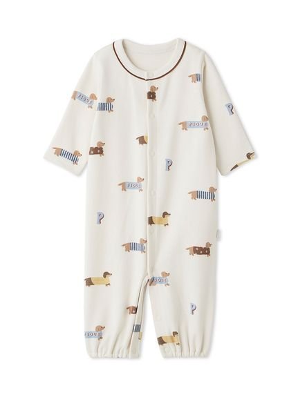 【ジェラート ピケ/gelato pique / KIDS】の【BABY】新生児ダックスフンド柄2WAYオール インテリア・キッズ・メンズ・レディースファッション・服の通販 founy(ファニー) 　ファッション　Fashion　キッズファッション　Fashion for Kids　CRM[004]|ID: prp329100004820840 ipo3291000000035033320