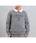 【ベベ オンライン ストア/BEBE ONLINE STORE / KIDS】のCRUISESロゴ刺しゅう襟付きトレーナー(100~150cm) 人気、トレンドファッション・服の通販 founy(ファニー) ファッション Fashion キッズファッション Fashion for Kids クラシカル Classical, Vintage-Inspired クール Cool, Chic コレクション Collection, Seasonal Line シンプル Simple, Minimal ジャケット Jacket, Outerwear トレーナー Sweatshirt, Trainer ベーシック Basic, Essential モノトーン Monotone, Black and White リボン Ribbon, Bow ワンポイント One Point, Statement Accent A/W・秋冬 Autumn/Winter おすすめ Recommended / Our Picks エレガント 上品 Elegant 2025年 2025 2025-2026秋冬・A/W Autumn/Winter 2025–26 AW25–26 thumbnail グレー|ID: prp329100004820848 ipo3291000000035033377