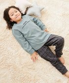 【デビロック/devirock / KIDS】の綿100% デビラボ ROOM ボーイズ 長袖パジャマ 子供服 キッズ 男の子 26SS 人気、トレンドファッション・服の通販 founy(ファニー) ファッション Fashion キッズファッション Fashion for Kids 長袖 Long Sleeve, Full Sleeve パジャマ Pajamas, Sleepwear プリント Print, Printed Pattern ボーイズ Boyish, Boy Style おすすめ Recommended / Our Picks お家時間・ステイホーム Stay Home / At Home 旅行 Travel 2026年 2026 thumbnail 001-ロゴ-Dサックス|ID: prp329100004820858 ipo3291000000035033477