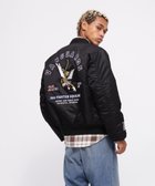 【アヴィレックス/AVIREX / MEN】のMA-1 VANGUARDS / MA-1 ヴァンガーズ / AVIREX / アヴィレックス 人気、トレンドファッション・服の通販 founy(ファニー) ファッション Fashion メンズファッション Fashion for Men シンプル Simple, Minimal ジャケット Jacket, Outerwear 定番 Standard, Basic Item バランス Balance, Style Balance パッチ Patch, Appliqué フラップ Flap, Flap Pocket ポケット Pocket, Pocket Detail ミリタリー Military, Army Style ループ Loop, Loop Knit thumbnail ブラック|ID: prp329100004820871 ipo3291000000035033622