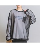 【ユナイテッドアローズ/UNITED ARROWS】のCharcoal メッシュ ロングスリーブ Tシャツ 人気、トレンドファッション・服の通販 founy(ファニー) ファッション Fashion レディースファッション Fashion for Women トップス・カットソー Cut & Sew Tops シャツ・ブラウス・オフィスカジュアル Elegant Blouses & Button-Ups ロングTシャツ・Tシャツ Longline T-Shirts & Tees インナー Innerwear コンパクト Compact, Small Size シアー Sheer, See-Through スリーブ Sleeve, Long Sleeve / Short Sleeve ドローコード Drawcord, Drawstring Cord ビンテージ Vintage, Retro Style プリント Print, Printed Pattern ポケット Pocket, Pocket Detail 別注 Limited Edition, Custom Order メッシュ Mesh, Net Fabric ロング Long, Long-Length 冬 Winter / This Winter アウトレット Outlet / Clearance おすすめ Recommended / Our Picks 夏 Summer thumbnail BLACK|ID: prp329100004820895 ipo3291000000035033889
