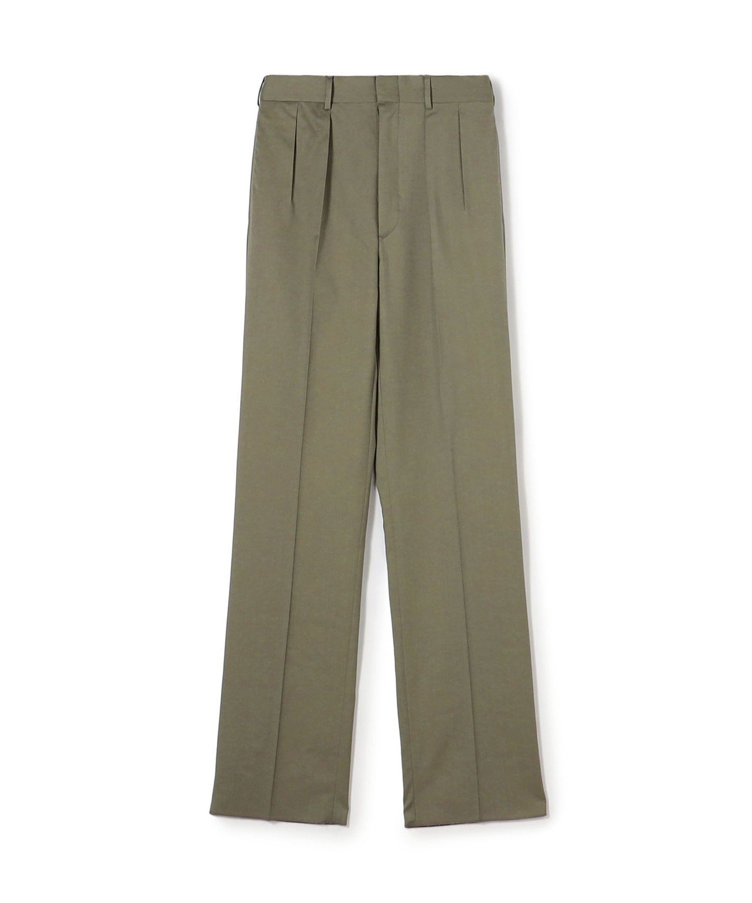 【トゥモローランド/TOMORROWLAND / MEN】のBERNARD ZINS H8 ウール 2プリーツトラウザーズ インテリア・キッズ・メンズ・レディースファッション・服の通販 founy(ファニー) 　ファッション　Fashion　メンズファッション　Fashion for Men　2025年　2025　2025春夏・S/S　Spring/Summer 2025 SS25　クラシック　Classic, Timeless Style　フランス　France, French　プリーツ　Pleats, Pleated　メンズ　Men's, Menswear　ワイド　Wide, Wide Fit　53 カーキ|ID: prp329100004820902 ipo3291000000035033977