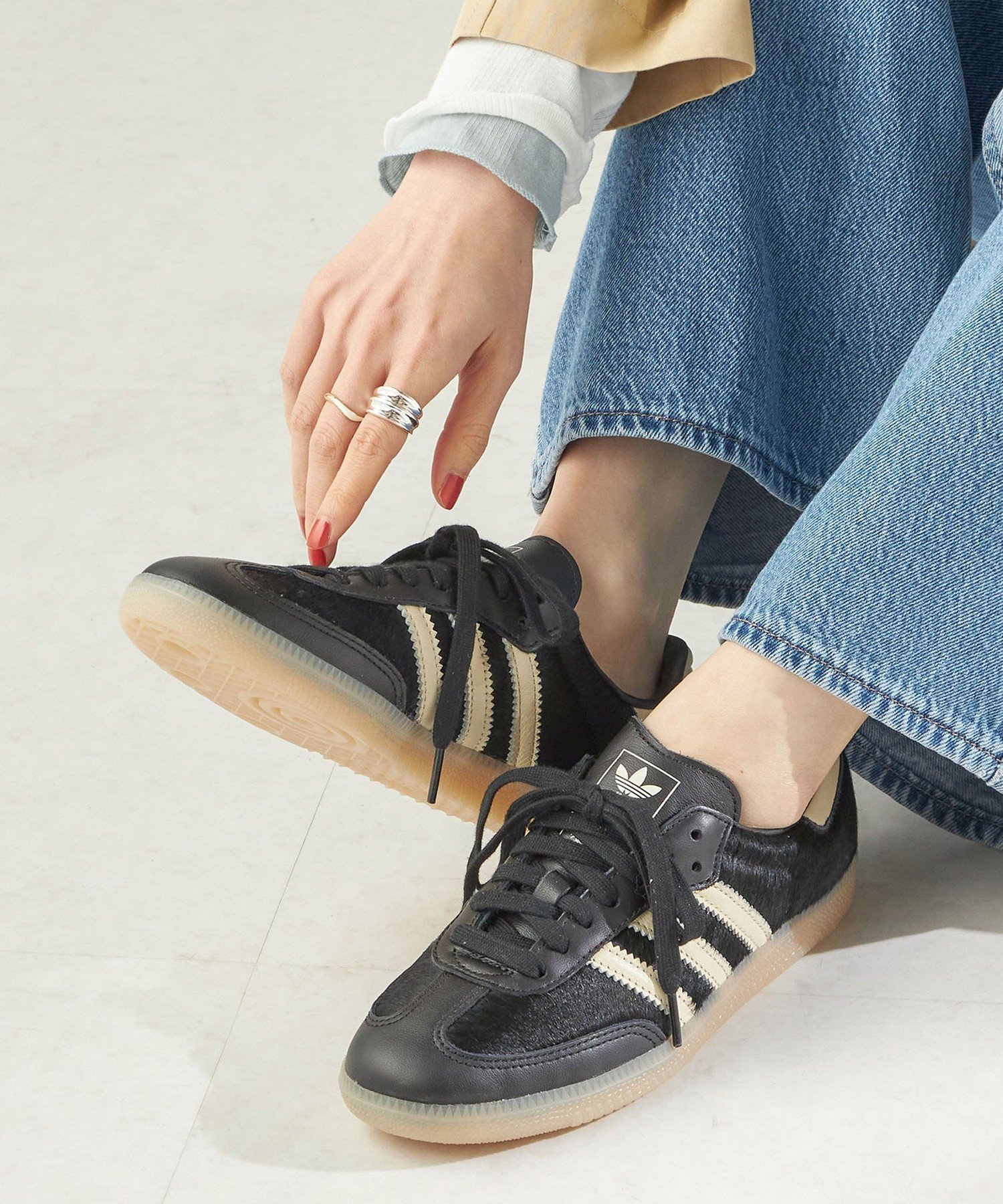 【シップス フォー ウィメン/SHIPS】のadidas originals SAMBA OG インテリア・キッズ・メンズ・レディースファッション・服の通販 founy(ファニー) 　ファッション　Fashion　レディースファッション　Fashion for Women　2025年　2025　2025-2026秋冬・A/W　Autumn/Winter 2025–26 AW25–26　スポーツ　Sports, Activewear　ブラック|ID: prp329100004820906 ipo3291000000035034004
