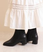 【アルテミス バイ ダイアナ/artemis by DIANA】のスクエアトゥ サイドゴアショートブーツ 人気、トレンドファッション・服の通販 founy(ファニー) ファッション Fashion レディースファッション Fashion for Women おすすめ Recommended / Our Picks クッション Cushion, Throw Pillow ショート Short, Short Length 再入荷 Restock / Back in Stock thumbnail 黒合皮スムース|ID: prp329100004820931 ipo3291000000035034290