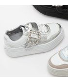 【プラスダイアナ/plus diana】の【軽量】プラットフォームスニーカー 人気、トレンドファッション・服の通販 founy(ファニー) ファッション Fashion レディースファッション Fashion for Women インソール Shoe Insole クッション Cushion, Throw Pillow 軽量 Lightweight, Ultra Light シューズ Shoes, Footwear スニーカー Sneakers, Trainers スマート Smart, Elegant フィット Fit, Slim Fit フェミニン Feminine, Girly ラバー Rubber, Rubber Sole レース Lace, Lace Fabric 再入荷 Restock / Back in Stock 新作・新入荷 New Arrivals / New In thumbnail シルバー箔人工皮革*|ID: prp329100004820960 ipo3291000000035034563