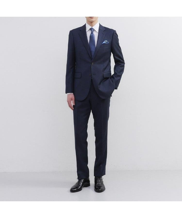 【タケオキクチ/TAKEO KIKUCHI / MEN】のシャイニーシャークピンヘッド スーツ/3ピース対応可 インテリア・キッズ・メンズ・レディースファッション・服の通販 founy(ファニー) 　ファッション　Fashion　メンズファッション　Fashion for Men　クール　Cool, Chic　ジャケット　Jacket, Outerwear　スーツ　Suit, Formalwear　定番　Standard, Basic Item　人気　Popular, Best Seller　ベスト　Vest, Waistcoat　ポケット　Pocket, Pocket Detail　無地　Plain, Solid Color　おすすめ　Recommended / Our Picks　エレガント 上品　Elegant　ダークネイビー|ID: prp329100004820962 ipo3291000000035034575