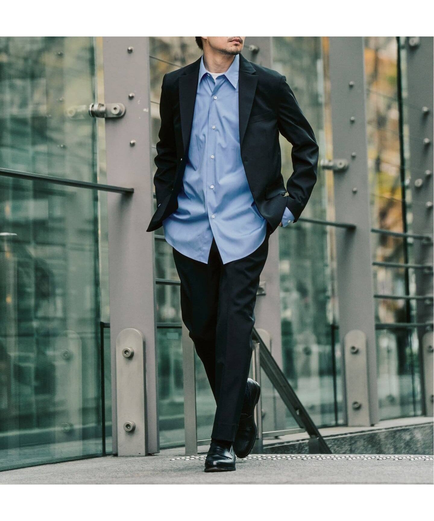 【フォーワンセブン バイ エディフィス/417 by EDIFICE / MEN】のドライストレッチツイル セットアップ ジャケット1点+パンツ1点 の2点セット インテリア・キッズ・メンズ・レディースファッション・服の通販 founy(ファニー) 　ファッション　Fashion　メンズファッション　Fashion for Men　ボトムス　Bottoms　ジャケット　Jacket, Outerwear　セットアップ　Set-Up, Coordinated Outfit　リラックス　Relax, Relaxed Fit　夏　Summer　春　Spring　S/S・春夏　SS, Spring/Summer, Warm Season　ブラック|ID: prp329100004820980 ipo3291000000035034837