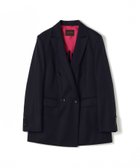 【トゥモローランド/TOMORROWLAND】のスーパーウール ダブルブレストジャケット 人気、トレンドファッション・服の通販 founy(ファニー) ファッション Fashion レディースファッション Fashion for Women アウター Coat / Outerwear Collection レディースジャケット・軽アウター Jackets ジャケット Jacket, Outerwear ストレッチ Stretch, Stretchy Fabric ダブル Double, Double-Breasted バランス Balance, Style Balance ポケット Pocket, Pocket Detail マニッシュ Mannish, Boyish リップ Lip, Lip Motif thumbnail 69 ネイビー|ID: prp329100004820993 ipo3291000000035034977