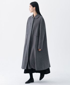 【ビショップ/Bshop】のラウンドカラー ロングコート WOMEN 人気、トレンドファッション・服の通販 founy(ファニー) ファッション Fashion レディースファッション Fashion for Women アウター Coat / Outerwear Collection コート・ロングコート・ピーコート Long Coats, Peacoats & More ギャザー Gathered, Ruffled クラシック Classic, Timeless Style ドレープ Drape, Draping Fabric フロント Front, Front Design ポケット Pocket, Pocket Detail ヨーク Yoke, Yoke Design ラウンド Round, Round Neck ロング Long, Long-Length |ID:prp329100004820995