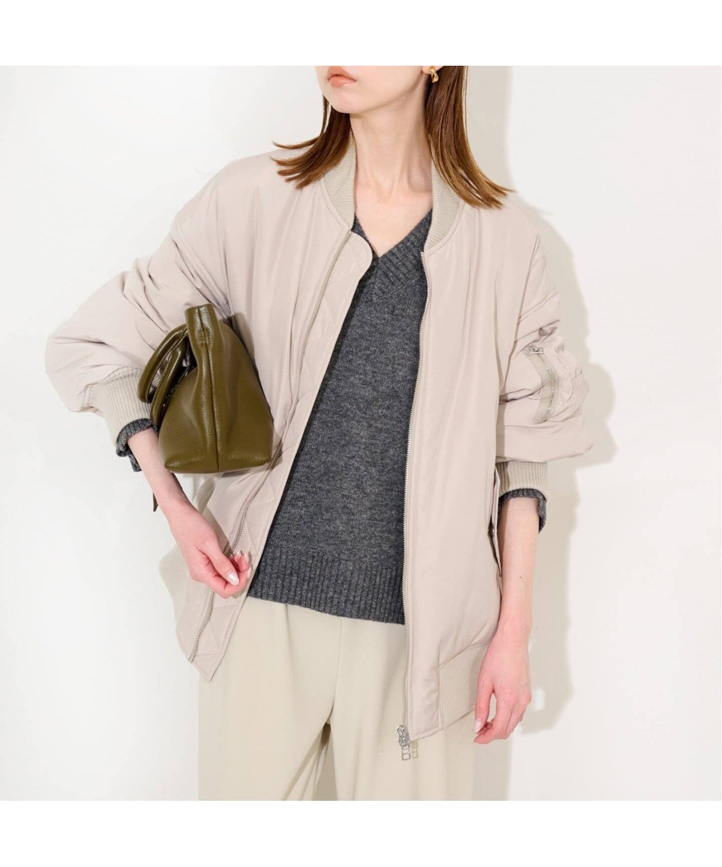 【スローブ イエナ/SLOBE IENA】の中綿MA-1 人気、トレンドファッション・服の通販 founy(ファニー) 　ファッション　Fashion　レディースファッション　Fashion for Women　アウター　Coat / Outerwear Collection　MA-1ジャケット　MA-1 Bomber Jackets / Flight Jackets　2026年　2026　シルバー　Silver, Metallic Silver　トレンド　Trend, Trending Now　バランス　Balance, Style Balance　 other-1|ID: prp329100004821005 ipo3291000000035035260