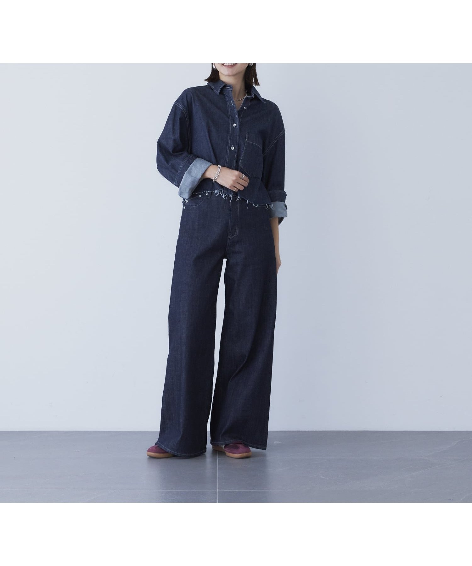 【ヤヌーク/YANUK】のYANUK/ワイドフレア 人気、トレンドファッション・服の通販 founy(ファニー) 　ファッション　Fashion　レディースファッション　Fashion for Women　カッティング　Cutting Detail　サンダル　Sandals, Summer Shoes　シューズ　Shoes, Footwear　ストレッチ　Stretch, Stretchy Fabric　デニム　Denim, Jeans Material　トレンド　Trend, Trending Now　定番　Standard, Basic Item　バランス　Balance, Style Balance　フィット　Fit, Slim Fit　フラット　Flat, Flat Shoes　フレア　Flare, Flared　ワイド　Wide, Wide Fit　ワーク　Workwear, Utility Style　夏　Summer　 other-1|ID: prp329100004821010 ipo3291000000035035294