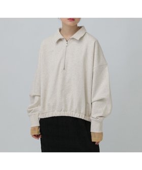 【レプシィム ローリーズファーム/LEPSIM LOWRYS FARM】のハーフZIPショートプルオーバー 人気、トレンドファッション・服の通販 founy(ファニー) ファッション Fashion レディースファッション Fashion for Women トップス・カットソー Cut & Sew Tops カジュアルプルオーバー・ニットトップス Pullovers & Knit Tops / Casual Pullovers おすすめ Recommended / Our Picks インナー Innerwear ショート Short, Short Length セットアップ Set-Up, Coordinated Outfit トレンド Trend, Trending Now ハーフ Half, Half-Length |ID:prp329100004821021