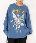 【アールエヌエー/RNA】のM2626 MOMENTUM TOURロンT 人気、トレンドファッション・服の通販 founy(ファニー) ファッション Fashion レディースファッション Fashion for Women トップス・カットソー Cut & Sew Tops ロングTシャツ・Tシャツ Longline T-Shirts & Tees グラフィック Graphic, Graphic Design ニューヨーク New York, NYC Style ベーシック Basic, Essential メタル Metal, Metal Parts thumbnail ダルブルー|ID: prp329100004821023 ipo3291000000035035467
