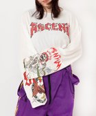 【アールエヌエー/RNA】のM2627 パッチワークリメイクショートロンT 人気、トレンドファッション・服の通販 founy(ファニー) ファッション Fashion レディースファッション Fashion for Women トップス・カットソー Cut & Sew Tops ロングTシャツ・Tシャツ Longline T-Shirts & Tees グラフィック Graphic, Graphic Design ショート Short, Short Length パッチワーク Patchwork, Mixed Fabric フロント Front, Front Design プリント Print, Printed Pattern ベーシック Basic, Essential ルーズ Loose, Oversized ワイド Wide, Wide Fit thumbnail ホワイト|ID: prp329100004821024 ipo3291000000035035474