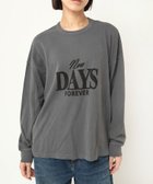 【アールエヌエーエヌ/RNA-N】のM2615 ロゴプリントリサイクル天竺ロンT 人気、トレンドファッション・服の通販 founy(ファニー) ファッション Fashion レディースファッション Fashion for Women トップス・カットソー Cut & Sew Tops ロングTシャツ・Tシャツ Longline T-Shirts & Tees ショート Short, Short Length スウェット / スエット Sweatshirt, Sweatwear プリント Print, Printed Pattern ヴィンテージ Vintage Style thumbnail スミクロ|ID: prp329100004821025 ipo3291000000035035482